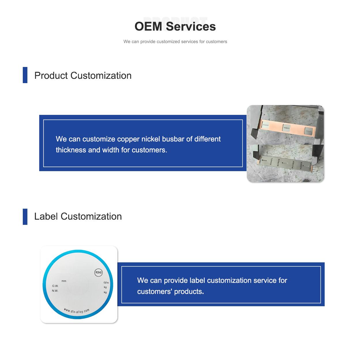 Copper Nickel Busbar Copper Nickel Busbar