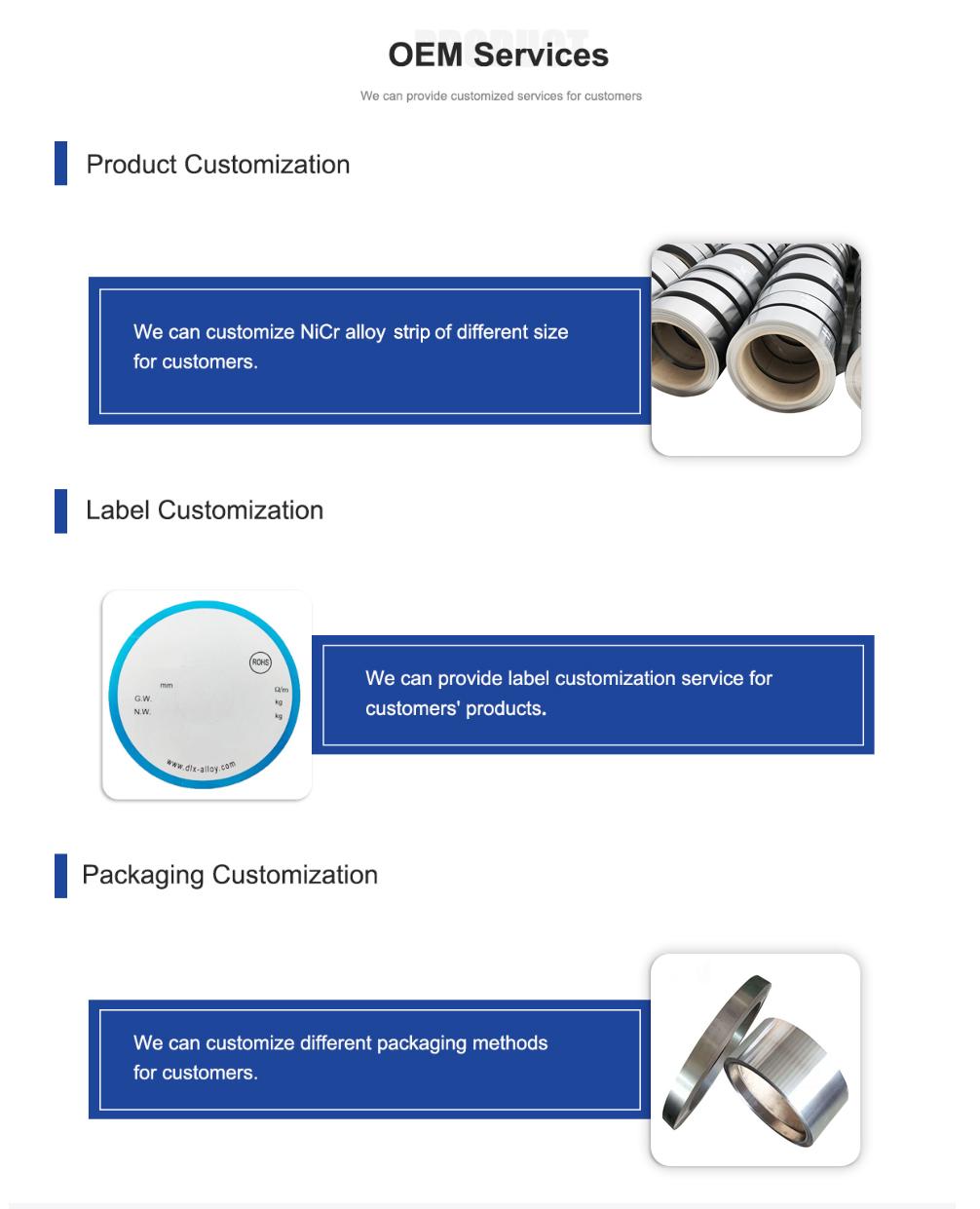 NiCr strip NiCr strip