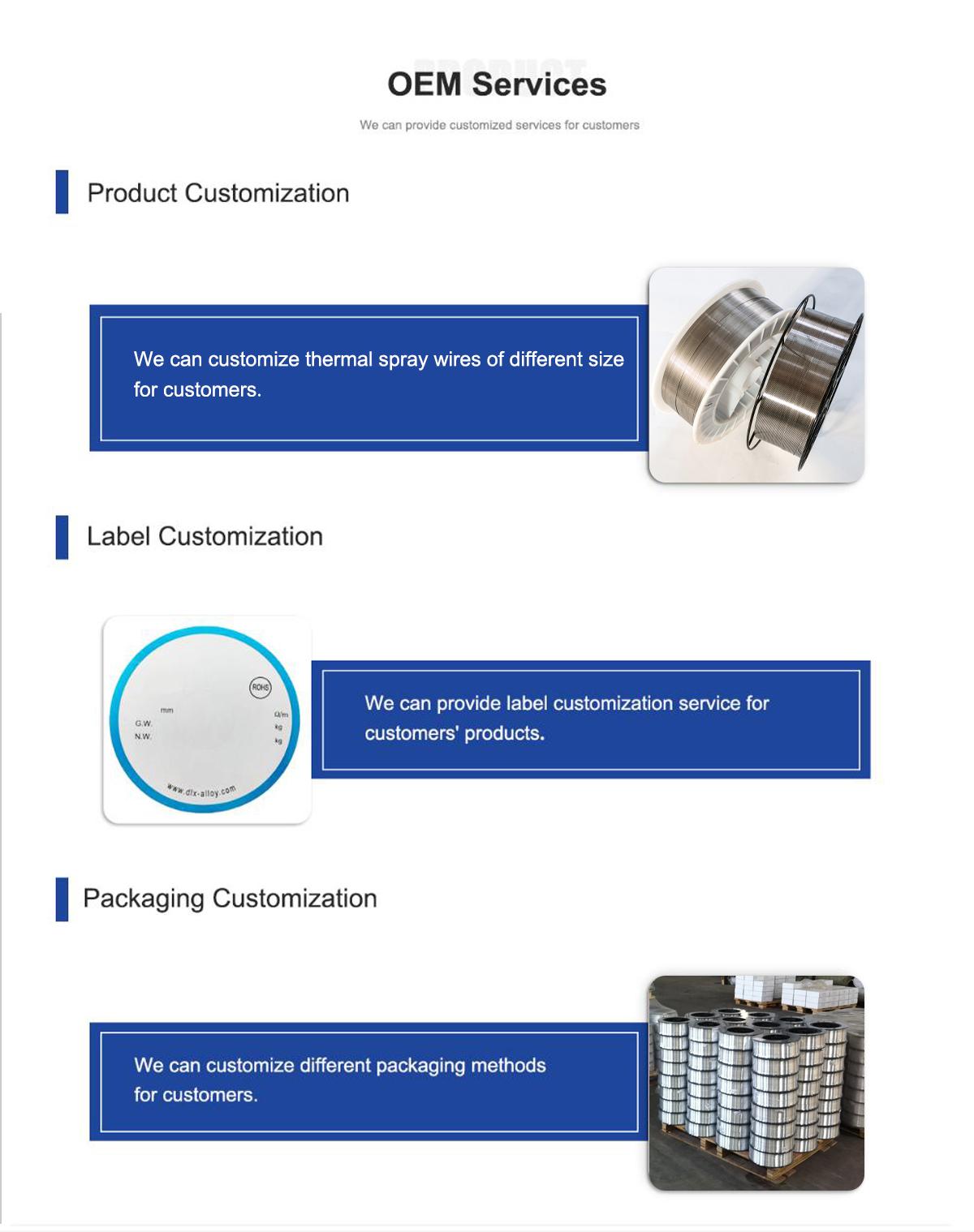 THERMAL SPRAY WIRE THERMAL SPRAY WIRE