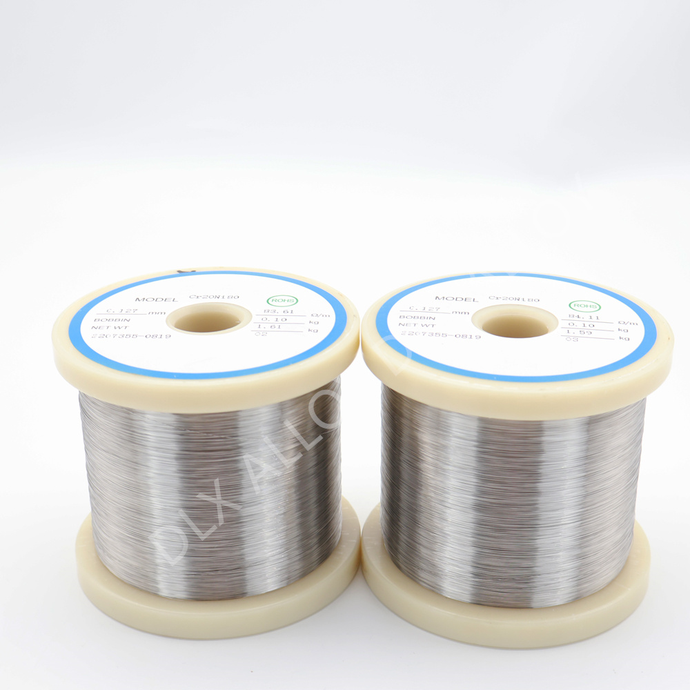 Custom Size Cr20Ni80 Nickel Chromium Wire NiCr Alloy