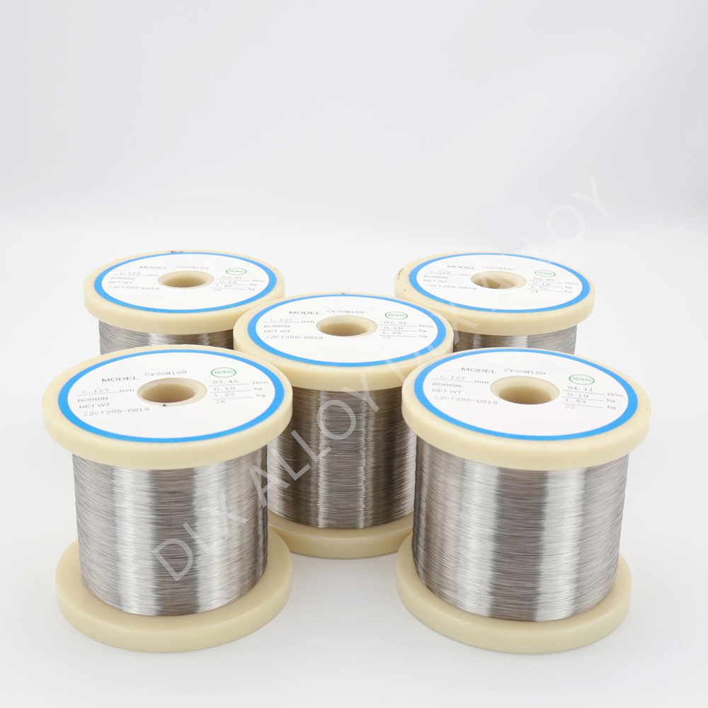 Custom Size Cr20Ni80 Nickel Chromium Wire NiCr Alloy
