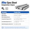 K4169 Lit&aacute; slitina 718 Master Alloy Bar pro investičn&iacute; lit&iacute;
